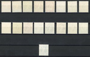 Great Britain 1955-57 Queen Elizabeth II Sc# 317-333 Mint XF OG NH Pristine Gem⚡