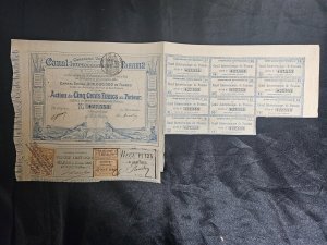 Canal Zone Documents A Couple French Bonds and 1926 Naval Study