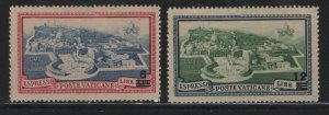 VATICAN CITY  E7-E8   MINT HINGED  SET