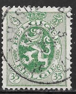 Belgium 205: 35c Lion of Belgium, used, F-VF