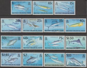 EDSROOM-17308 Virgin Islands 847-61 MNH 1997 Complete Fish CV$57