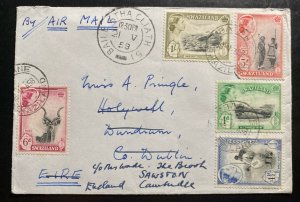 1968 Mbabane Swaziland Airmail Cover To  Dublin Ireland