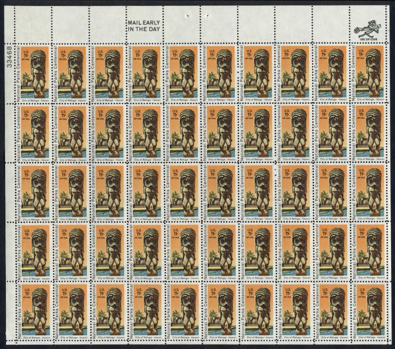 SC#C84 11¢ National Parks Sheet of Fifty MNH 