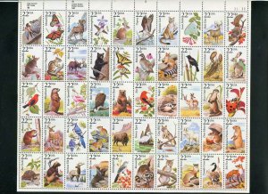 2286 - 2335 North American Wildlife 22¢ ALL 50 SINGLE STAMPS MNH 1987 