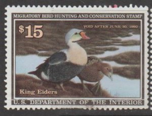 U.S. Scott #RW58 Duck Stamp - Used Single