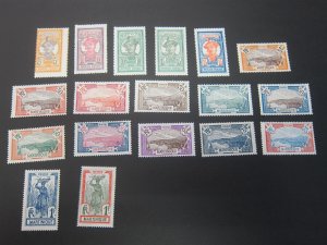 French Martinique 1908 Sc 66,68-9,71-2,75,77-80,85-8,90-1,94-5(18V) MH