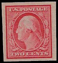 U.S. #344 MNH; 2c Washington Imperf (1908)