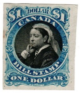 (I.B) Canada Revenue : Bill Stamp $1 (1868) 