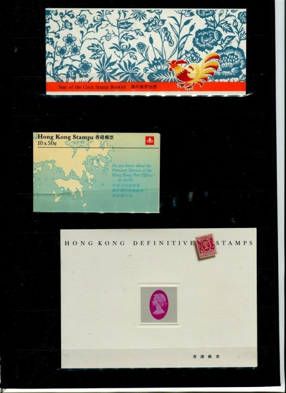 HONG KONG; 1990s-2000s fine MINT MNH Lot of S. SHEETS + Booklets fine LOT 