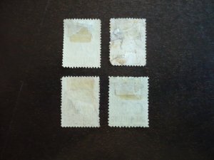 Stamps - St. Helena - Scott# 34,35,37,39 - Used Part Set of 4 Stamps