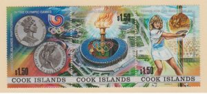 Cook Islands Scott #998 Stamps - Mint NH Strip of 3