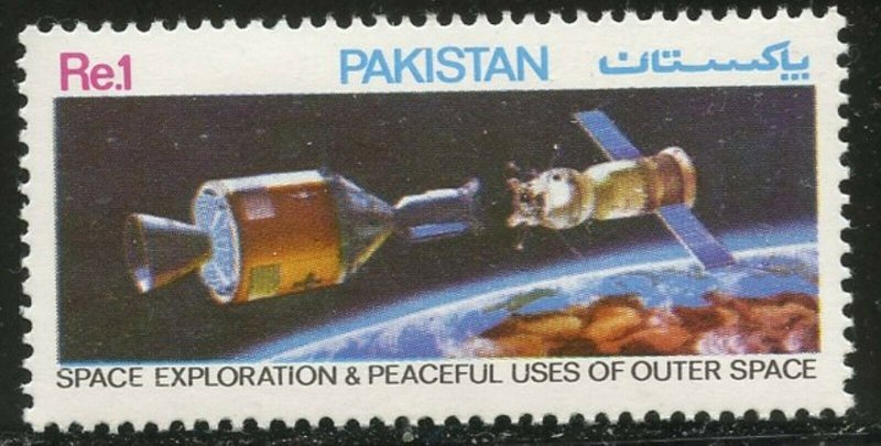 PAKISTAN Sc#570 1982 Space Exploration Complete Mint OG NH