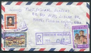 Venezuela 1968 Registered to Miami, Florida USA