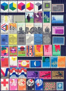 Netherlands 1971 - 1980 Collection 228 stamps + S/S MNH 5 scans