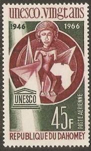 1966 Dahomey Scott C44 UNESCO MNH
