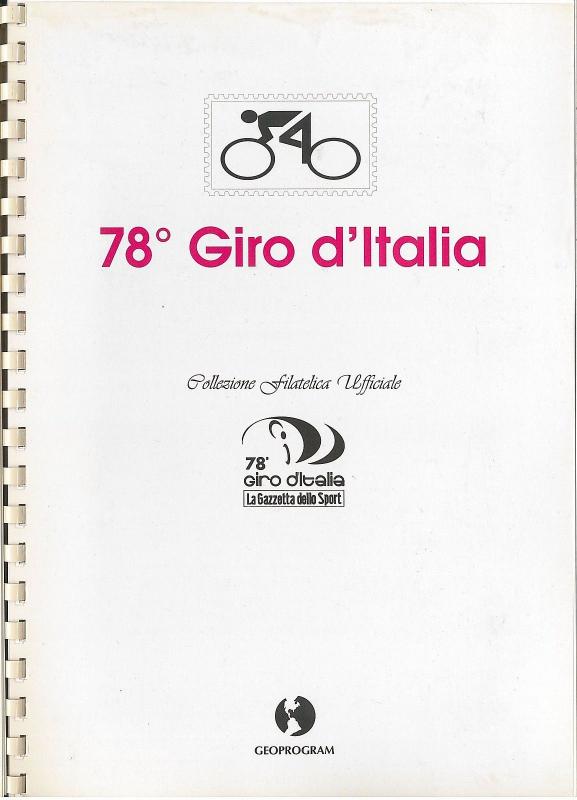 48581 - ITALY - Official book with 12 COVER - GIRO ITALIA 1995 CYCLING
