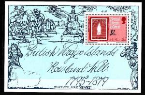 Virgin Is.-Sc#363-unused NH sheet-Rowland Hill-1979-