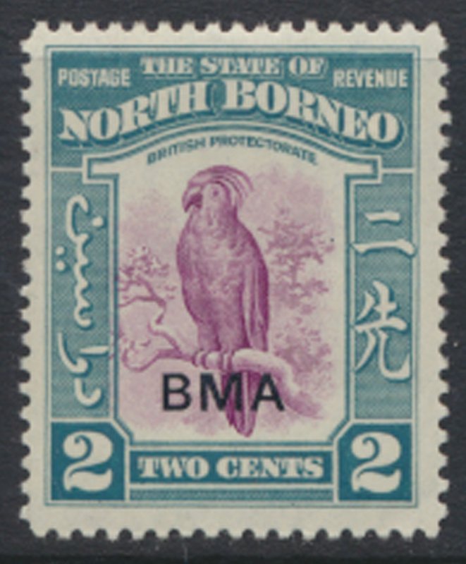 North Borneo  SG 321 SC# 209 MLH  OPT BMA See scans / details