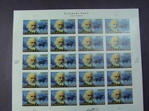 U.S.# 4124-MINT/NH--PANE OF 20---LITERARY ARTS/LONGFELLOW ----2007