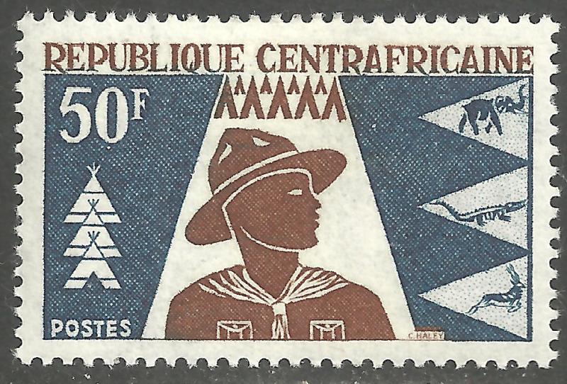 CENTRAL AFRICAN REPUBLIC SCOTT 67