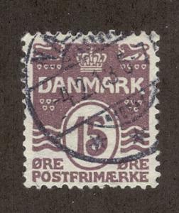 DENMARK SC# 63 F-VF U 1905