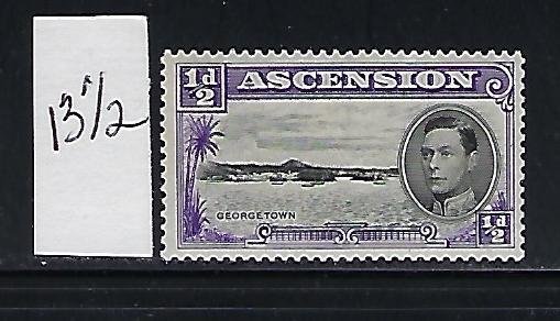 ASCENSION IS. SCOTT #40A 1938-53 GEORGE VI 1/2P (PERF 131/2 - MINT LIGHT HINGED