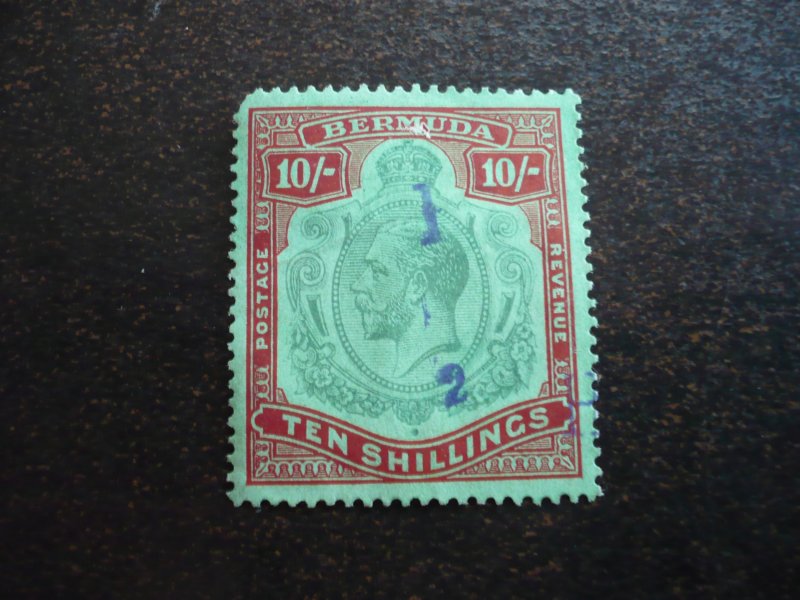 Stamps - Bermuda - Scott# 53 - Used Part Set of 1 Stamp