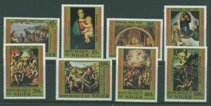 Niger SC# 614-621 Paintings by Raphael, 8 issues MNH 