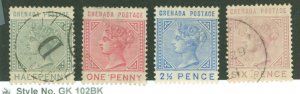 Grenada #20-22/24 Unused