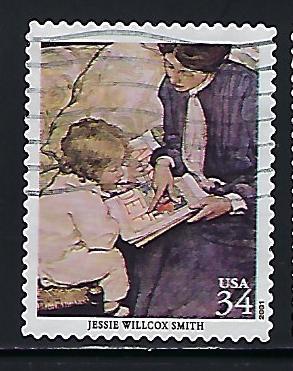 Catalog #3502l Stamp Used Artists & Illustrators Jessie Willcox Smith