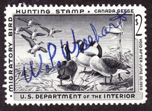 US RW25 $5 Duck Hunting Used VF SCV $12