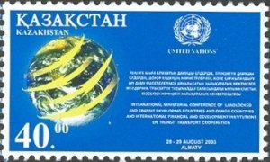 Kazakhstan 2003 MNH Stamps Scott 429 United Nations Transport Nature Protection