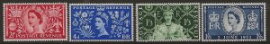GB 313-16 1953  set 4  fine mint nh