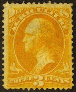 US Stamps # O95 Official MH Fresh Scott Value $550.00