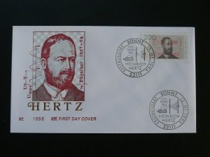 physics Heinrich Hertz FDC 1994 Germany 84095