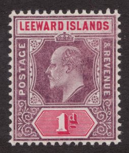 1905 Leeward Islands - Sc #30 - King Edward VII - VF MH - 1d postage stamp cv$12