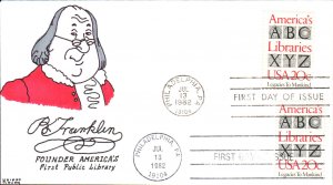 #2015 American Libraries Dual Kribbs FDC