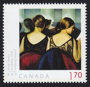 PRUDENCE HEWARD, ART Canada 2010 #2396a MNH stamp from Souvenir sheet #2396