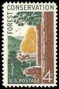 PCBstamps   US #1122 4c Forest Conservation, MNH, (2)