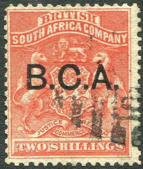 BRITISH CENTRAL AFRICA-1891-95 2/- Vermilion Sg 8 GOOD USED V35987