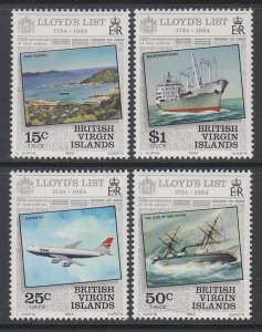 British Virgin Islands 466-469 MNH VF