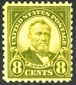 U.S. #589 MINT OG LH