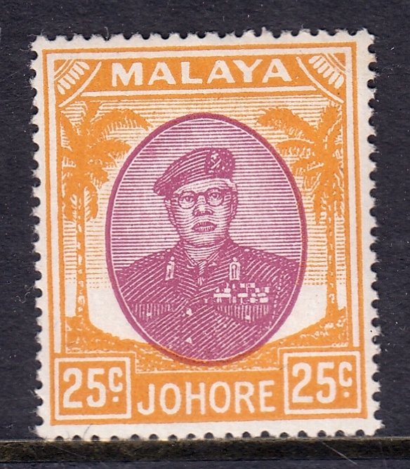 Malaya (Johore) - Scott #143 - MH - Toning spot - SCV $3.50