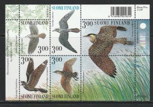1999 Finland - Sc 1113 - MNH VF - Mini Sheet - Birds