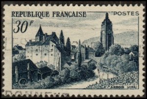France 658 - Used - 30fr Arbois & Bontemps Castle (1951) (4)