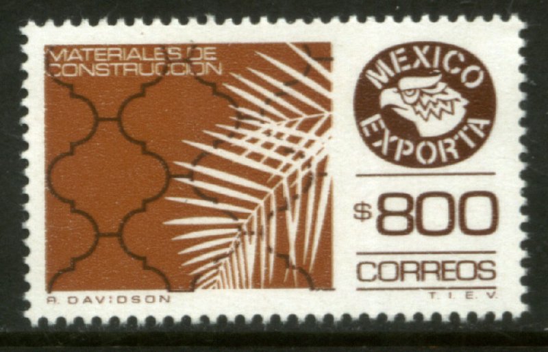 MEXICO Exporta 1499, $800P Construction Mats Fosfo Paper 10. MINT, NH. VF.