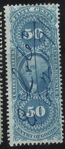 R55c 50c Used F/VF​ Centering