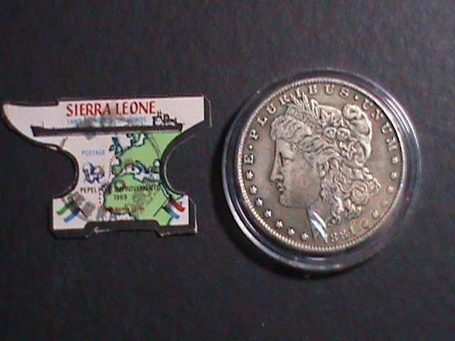 ​SIERRA LEONE-1969-SC#376 COMPLETION OF PEPEL PORT USED VF-FANCY POSTAL CANCEL