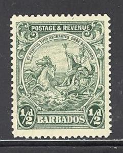 Barbados 166 mint hinged SCV $ 0.60 (DT)