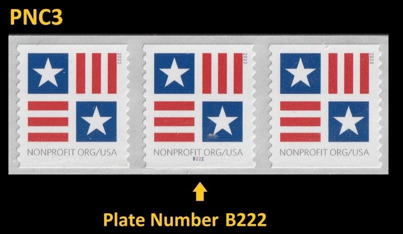 US 5756A Patriotic Block Nonprofit Org 5c PNC3 B222 MNH 2023